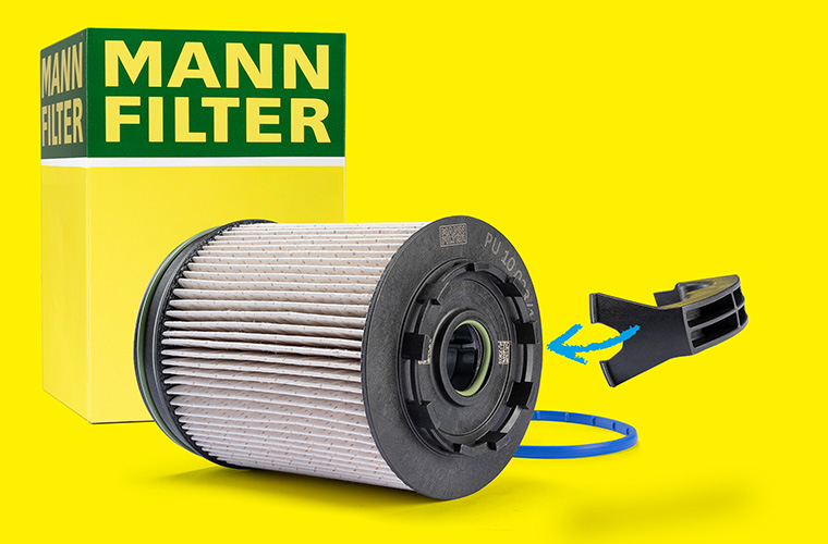 MANNFILTER introduces new fuel filter with enhanced serviceability