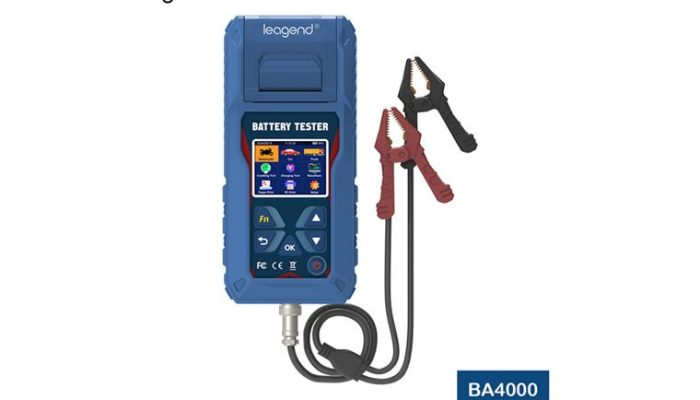 Europe: leagend BA4000 precision battery tester announced for workshops