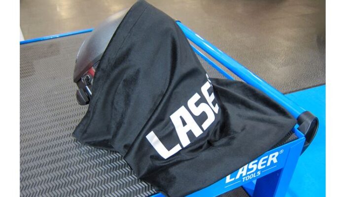 New Laser Tools Quick, Scratch-Free Helmet and Visor Storage