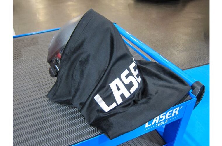 New Laser Tools Quick, Scratch-Free Helmet and Visor Storage