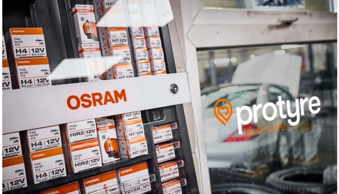 OSRAM Partners With ProTyre Autocare for UK-Wide Bulb Cabinet Installation