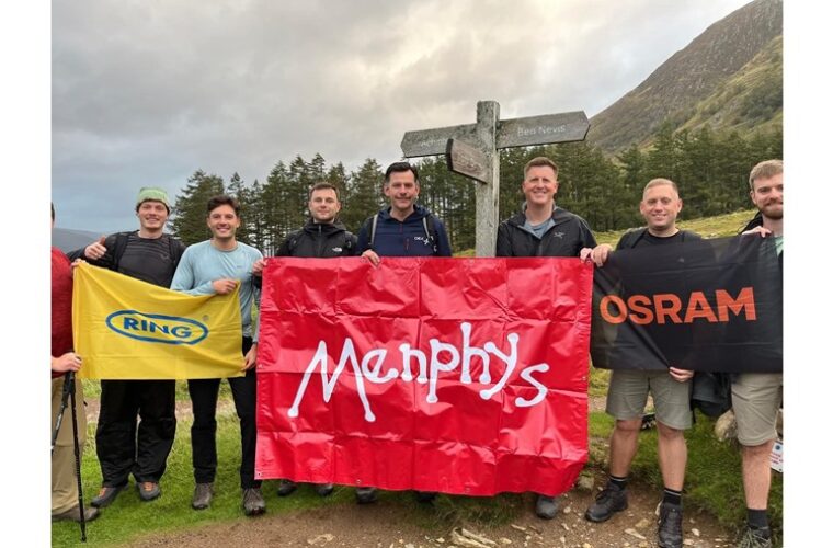 Ring Automotive Team Completes Three Peaks Challenge in Memory of Colleague